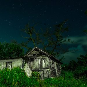 Nostalgic Nightscape: A Journey to the Past